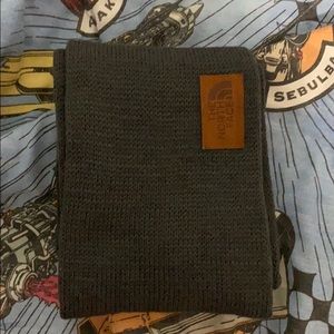 North Face Dark Gray Wool Scarf